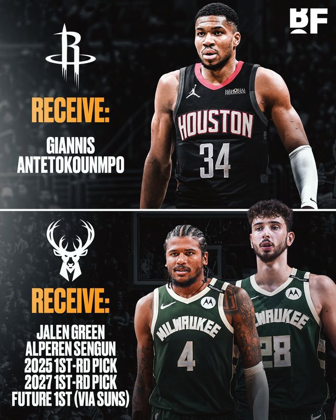 5月3日ESPN名记：马刺火箭或成字母哥潜在下家，交易传言不断