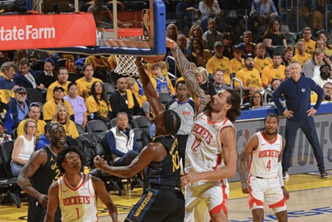 NBA2024 - 25赛季季后赛首轮西部焦点战，勇士火箭生死对决