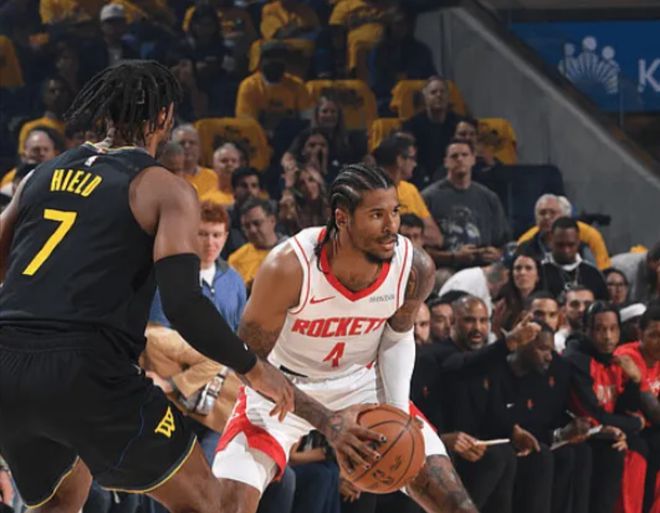 NBA2024 - 25赛季季后赛首轮西部焦点战，勇士火箭生死对决