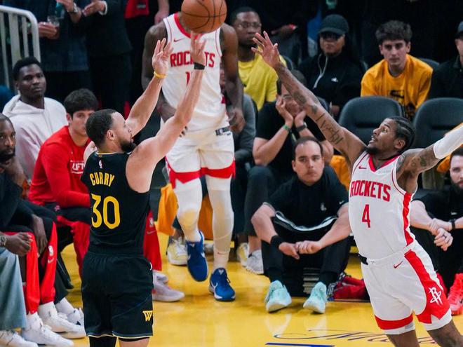 5月3日NBA季后赛西部首轮G6：火箭客场击败勇士，范弗利特闪耀全场