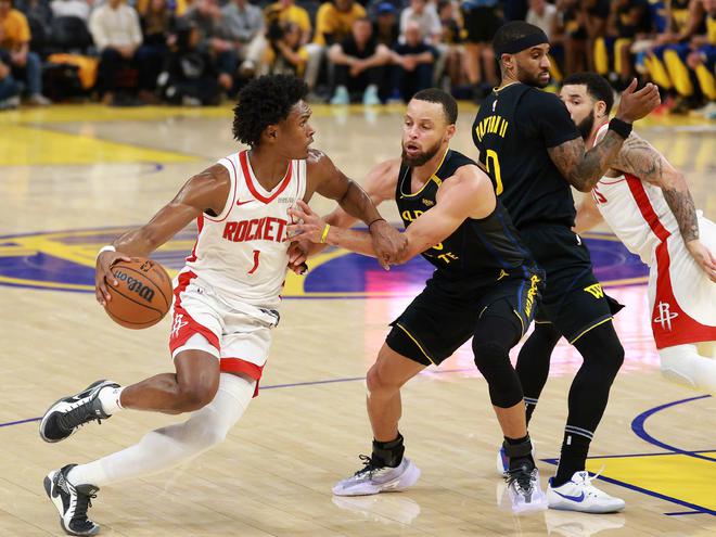 5月3日NBA季后赛西部首轮G6：火箭客场击败勇士，范弗利特闪耀全场