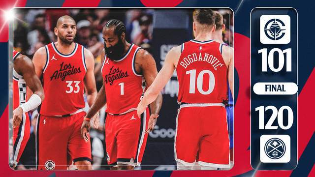 5月4日NBA季后赛抢七大战：快船客场惨败掘金无缘晋级