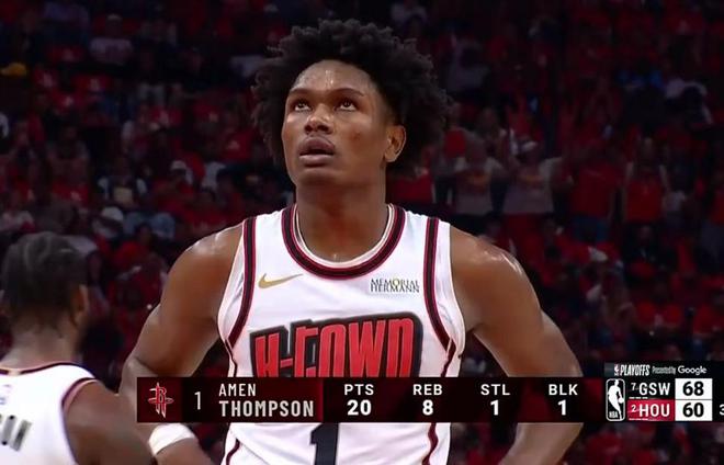 NBA 季后赛火箭与勇士抢七大战：火箭下半场虽好转仍落败