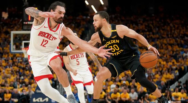5月5日NBA季后赛勇士火箭首轮抢七大战，勇士为何先胜后败？