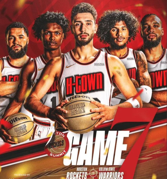 5月5日NBA2024-25赛季季后赛首轮 火箭主场迎勇士展开抢七大战
