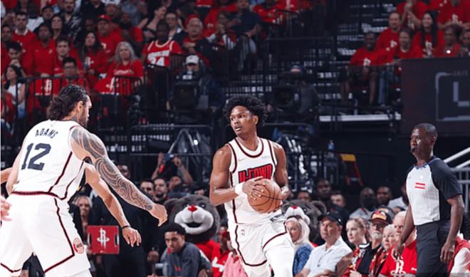 5月5日NBA2024-25赛季季后赛首轮 火箭主场迎勇士展开抢七大战
