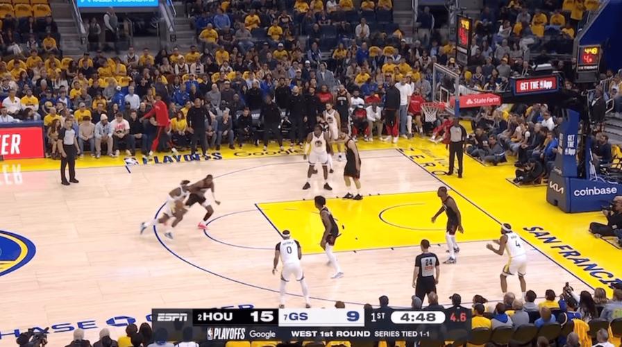 NBA季后赛首轮勇士VS火箭抢7大战：激烈攻防全程回顾