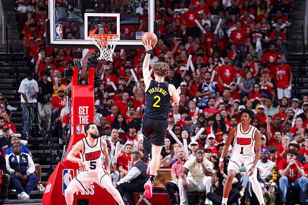 NBA 季后赛金州勇士胜休斯顿火箭，波杰姆斯基表现一般