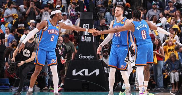 5月6日NBA官方公布季后赛实力榜：雷霆霸榜，凯尔特人升至次席