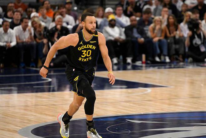 NBA西部半决赛首战：勇士客场击败森林狼，库里受伤仍开门红
