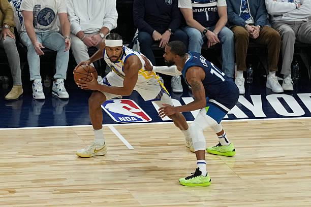 NBA 季后赛森林狼胜勇士扳平总比分，穆迪表现令人失望