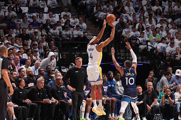 NBA 季后赛森林狼胜勇士扳平总比分，穆迪表现令人失望