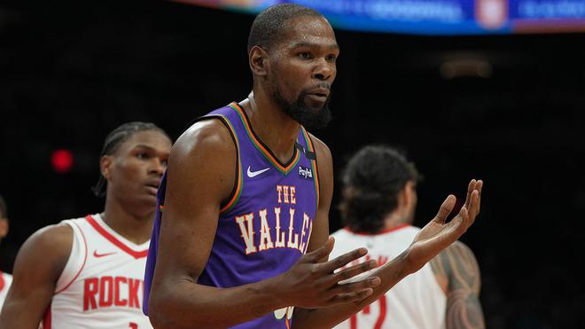 菲尼克斯太阳队凯文·杜兰特回应 NBA 聚光灯下金钱等疯狂言论