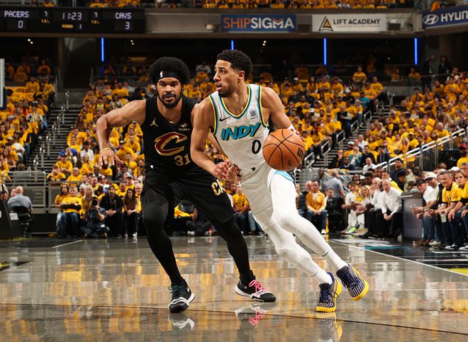 5月10日NBA季后赛次轮：骑士客场击败步行者 米切尔成关键先生