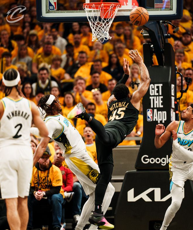 5月10日NBA季后赛次轮：骑士客场击败步行者 米切尔成关键先生