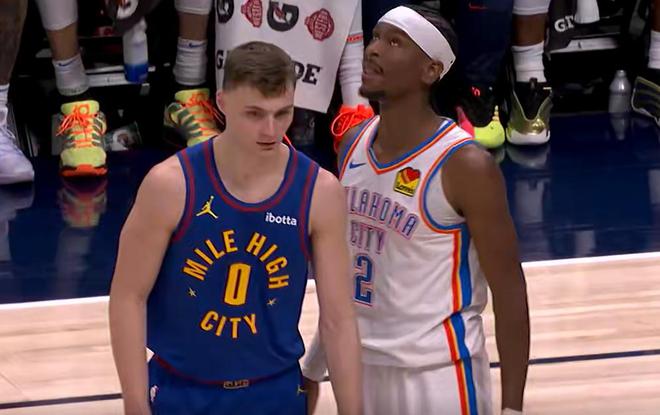 5月10日NBA季后赛西部半决赛第三回合：掘金加时胜雷霆总比分2-1领先