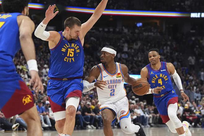 5月10日NBA季后赛西部次轮G3，雷霆青年军关键时刻再败掘金